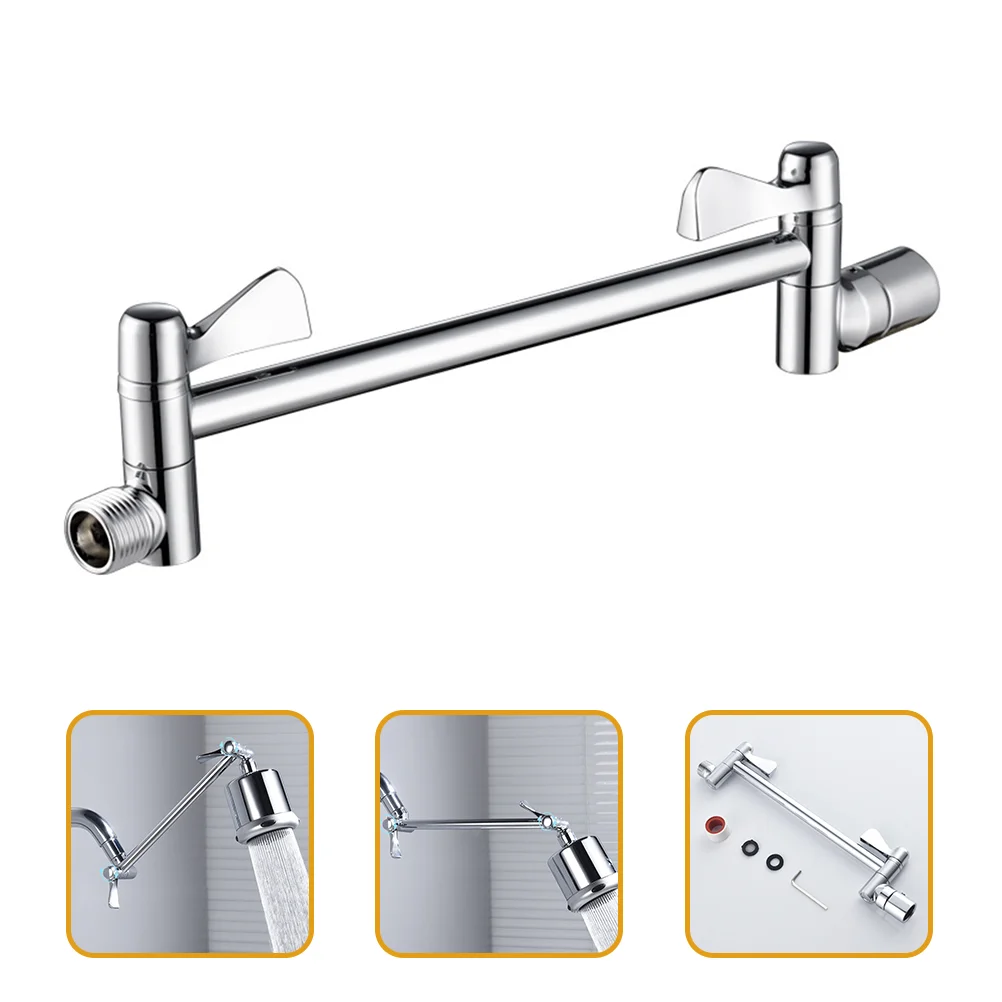

1 Set Extender Arm Stainless Shower Extender Adjustable Shower Arm For Bathroom Shower Sprinkler