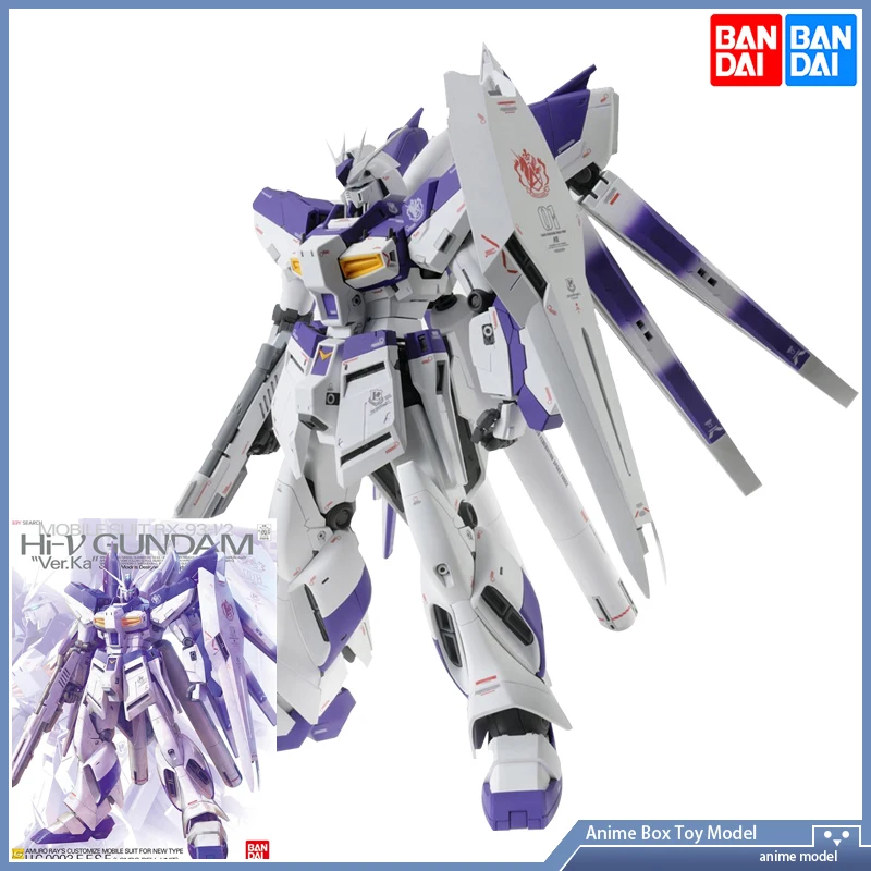 

[In Stock] Bandai MG 1/100 RX-93-v2 Hi-v GUNDAM Ver ka Ver.Ka Action Assembly Model