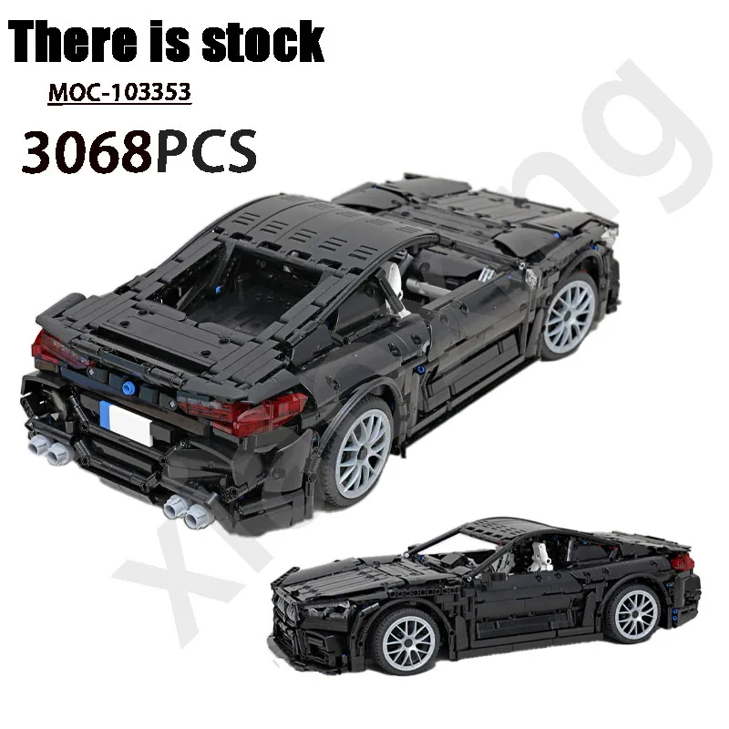 

42143 Sports Car New Style MOC-103353M1 Competition Two-door Coupe 10:8 Replica Building Block Model Adult Kids Birthday Gift