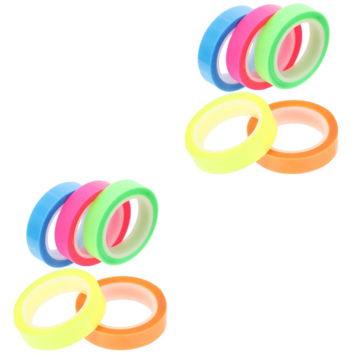 

10 рулонов водонепроницаемых наклеек на индекс, хайлайтер, лента, съемные блокноты, абстрактные книги