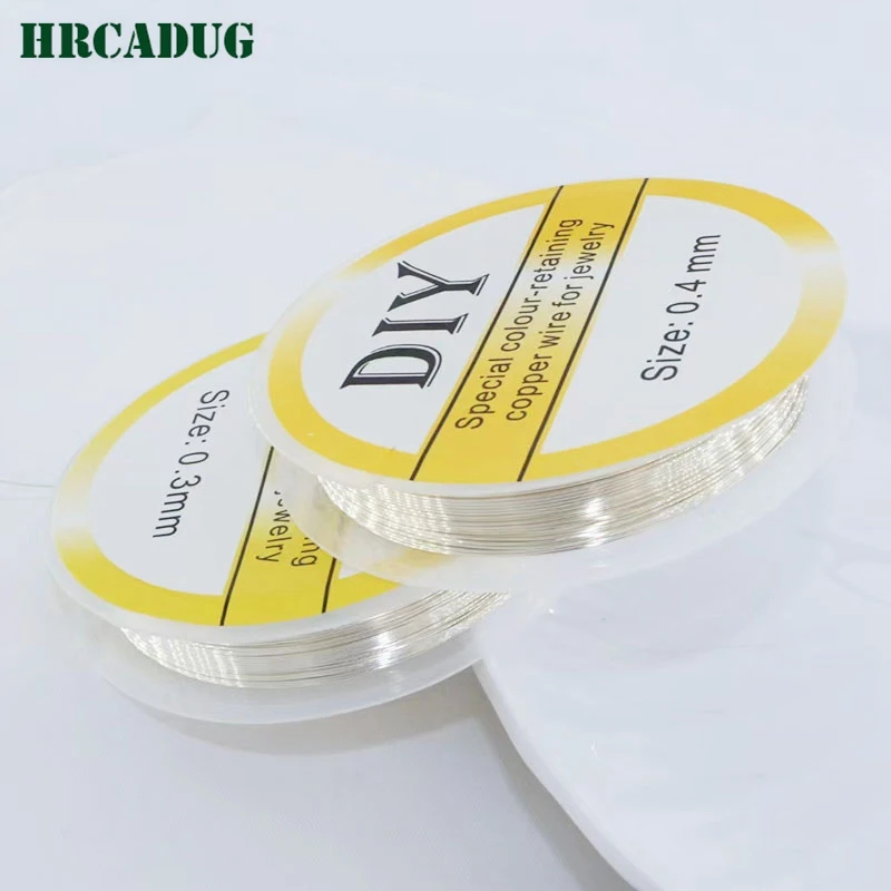 Jewelry Bead Wires Gold Plated Brass Metal Copper Wire For Jewelry Making DIY Accessories Beaded Material Supplies Wholesale Lot