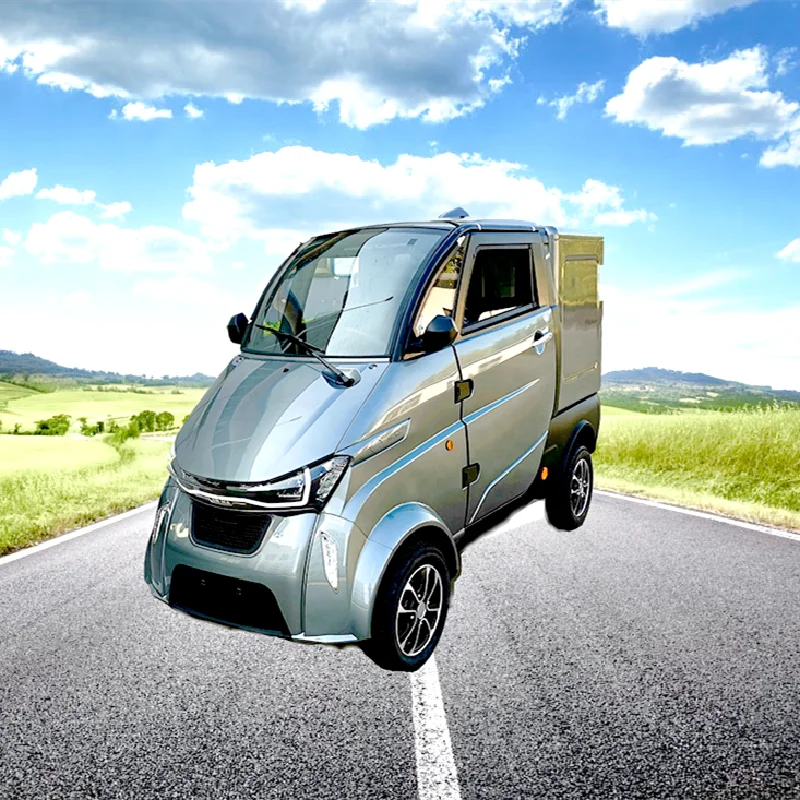 

China Specialize In Manufacturing 60v 3kw 2 Door Double Row Electric Car Mini Truck Mini Pickup Truck Passenger Electric Car