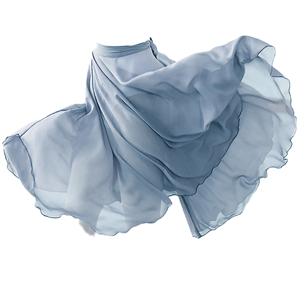 

MiDee Mordern Mesh Ballet Wraps Adult Female Basic Training Dance Wear Lyrical Contemporary Performance Half-Skirt Lace-Up