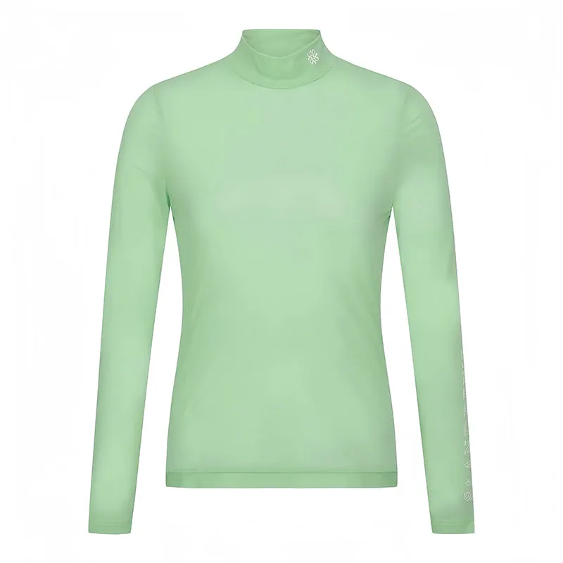 ST ANDREWS 2024 осенняя новая женская одежда для гольфа легкая полуводолазка