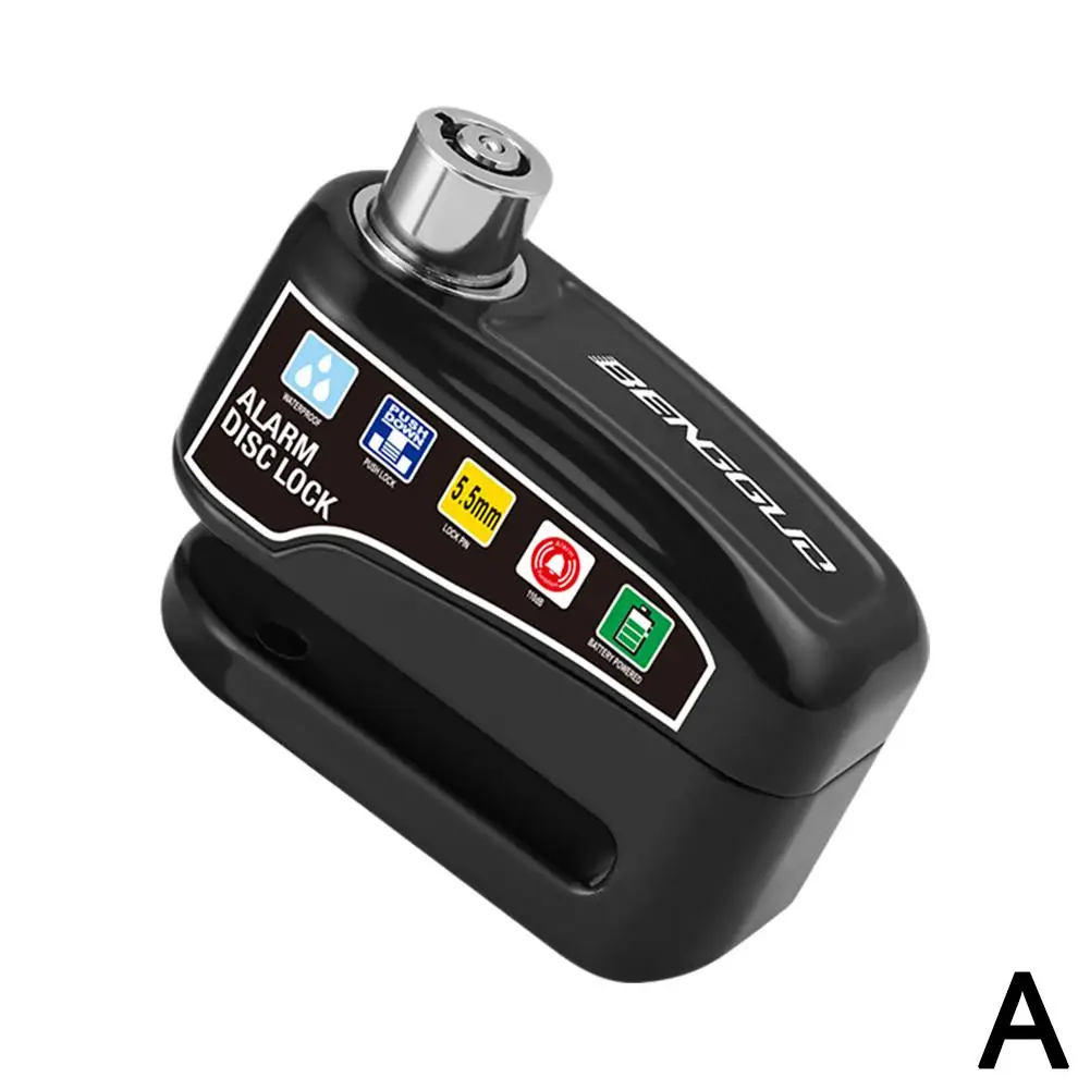 Мотоциклетный велосипедный замок сигнализация защитный водонепроницаемый диск