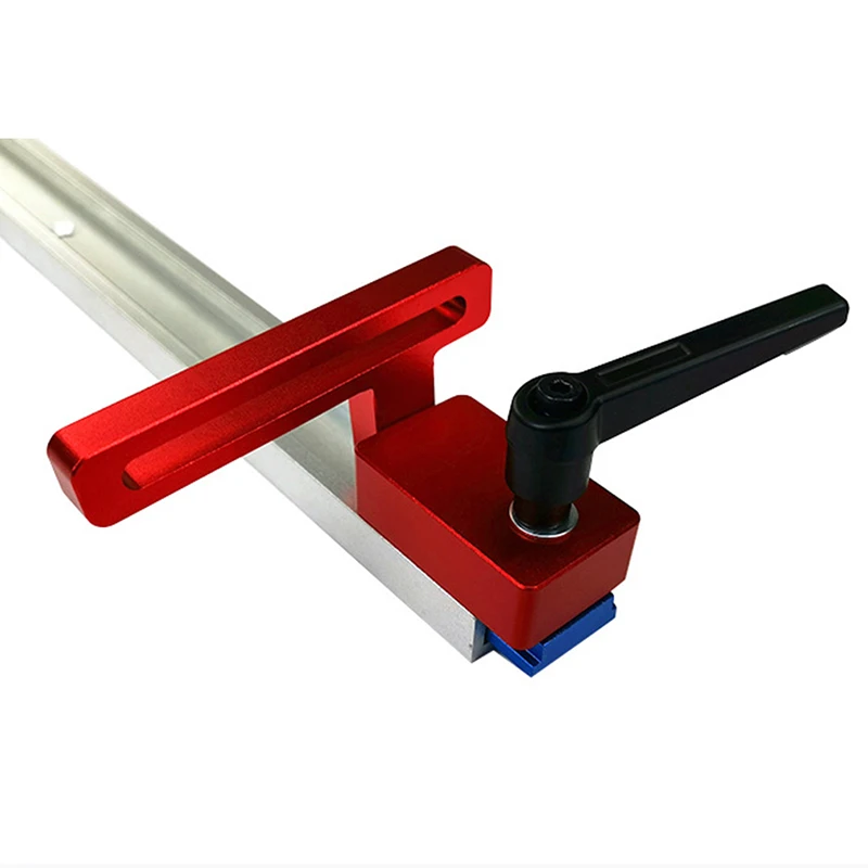 

Red 30 Type Woodworking Chute Special Stopper Miter Track Stop Woodworking Tool For Table Milling Machine