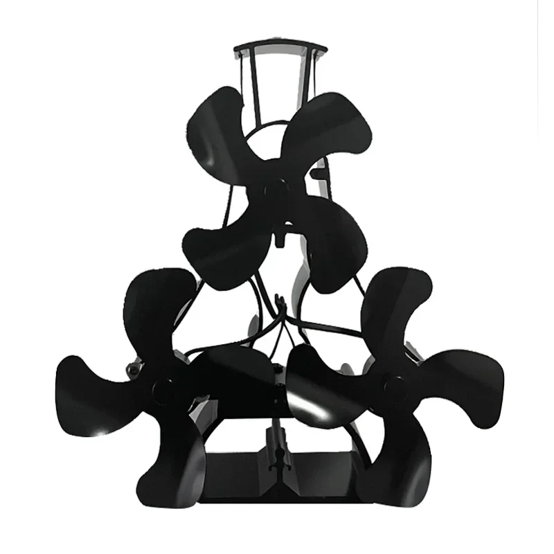 

No Electronic Eco-friendly Heat Powered Stove Fan With High Quality