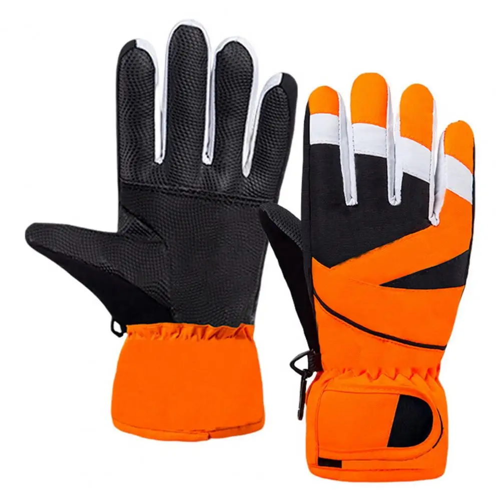 

1 пара, детские зимние водонепроницаемые ветрозащитные перчатки с пальцами