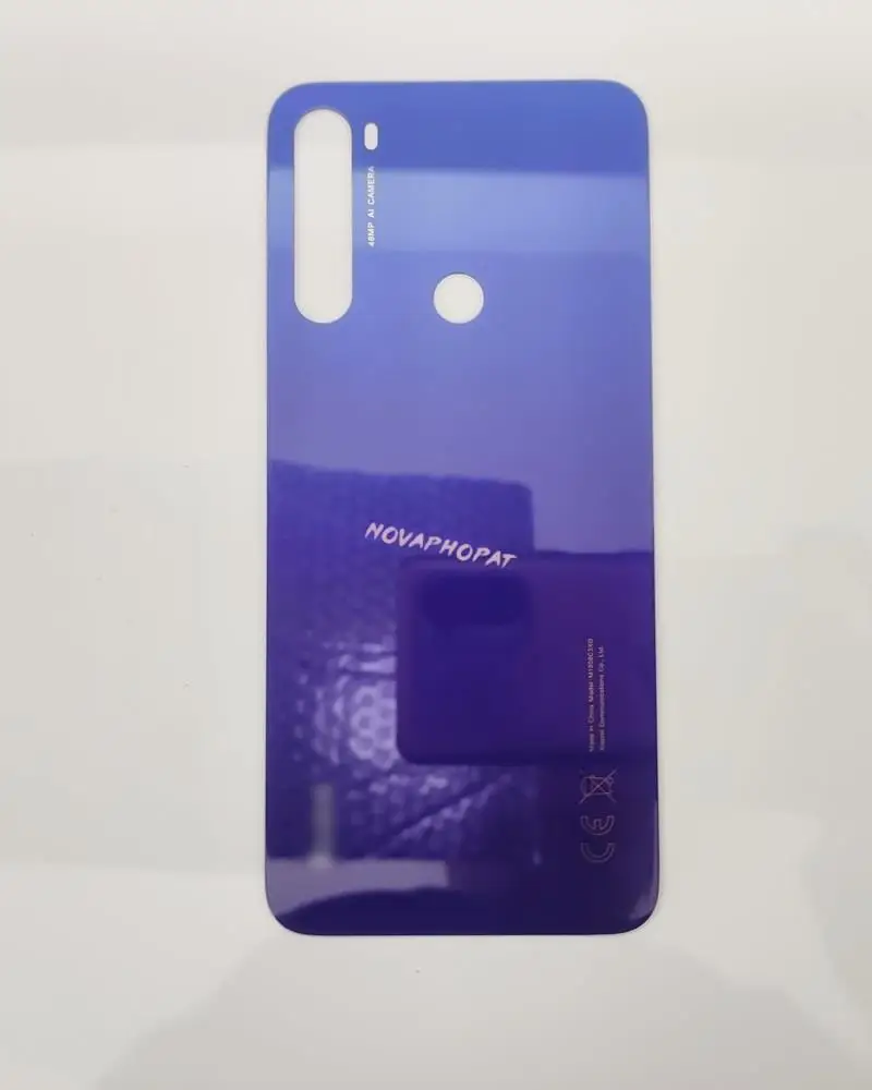 Самое лучшее для Xiaomi Redmi Note 8T Задняя Крышка Стеклянная батарейного отсека задняя