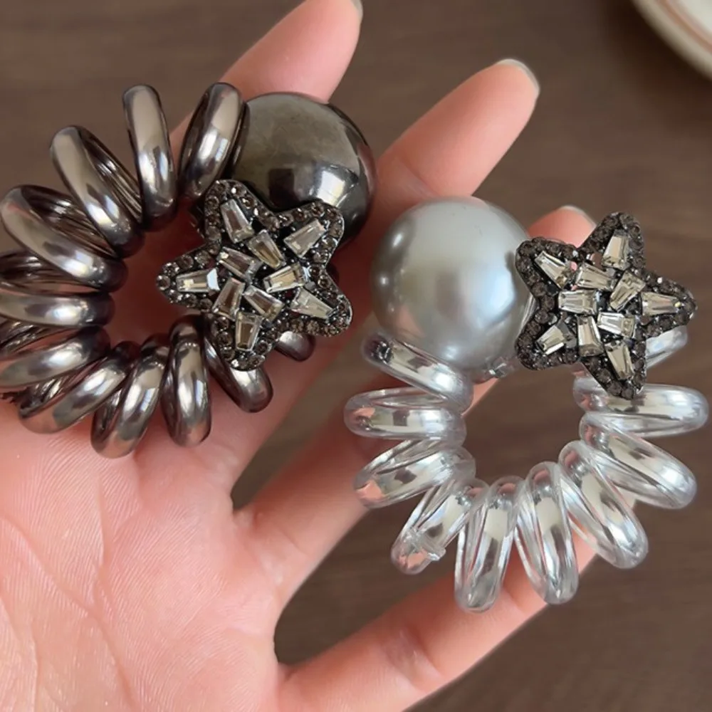 Модный Эластичный завязка для волос в пучок элегантный высокоэластичный виде