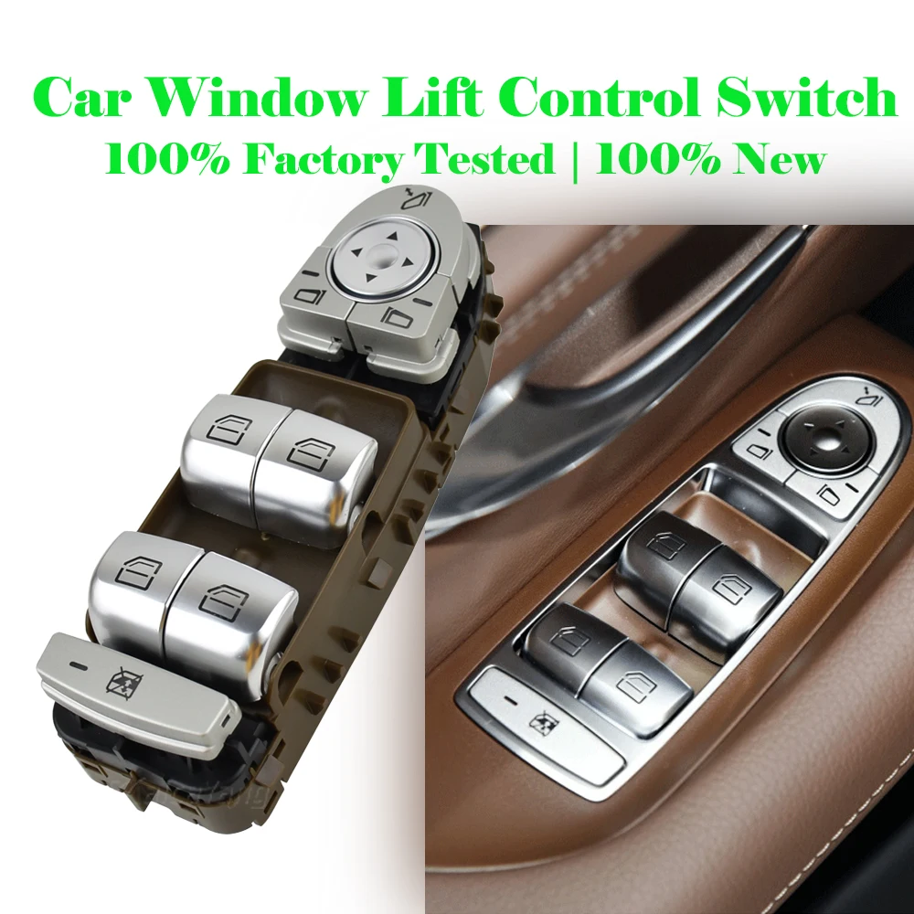 

2229056800 A2229056800 For Mercedes C300 C63 C350e W205 C 63 AMG 2016-2020 43 AMG 2017-2020 Car Left Side Window Master Switch