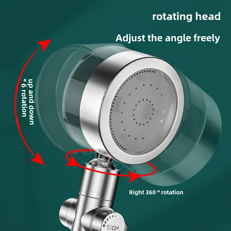 Красочный душ с наддувом светящаяся насадка для контроля
