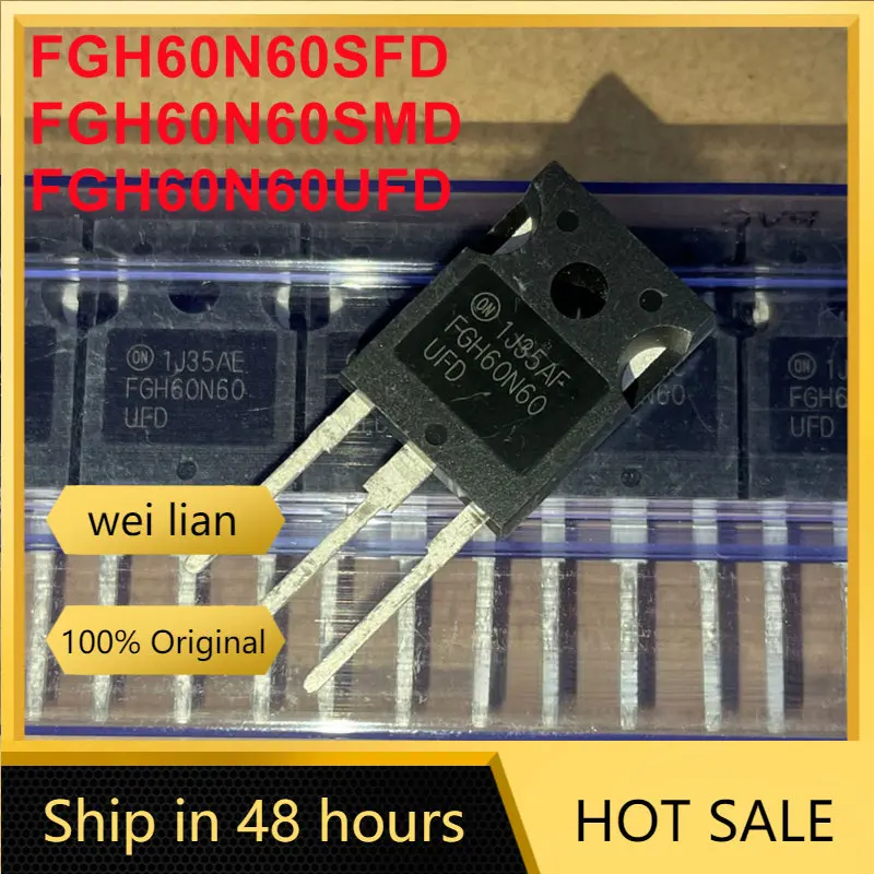 ТРАНЗИСТОР FGH60N60SFD FGH60N60SMD FGH60N60UFD транзистор FGH60N60 SFD SMD UFD 10 шт./Лот реально оригинал