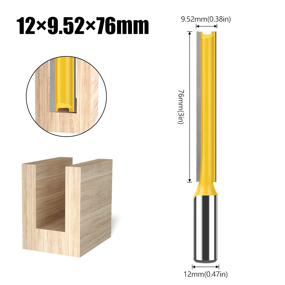 

Фреза для дерева JGZUI 12 мм, 2 канавки