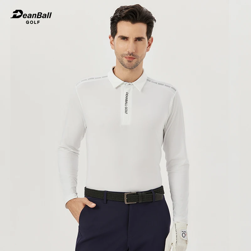 Новинка 2023 одежда для гольфа Мужская футболка с длинным рукавом рубашка-поло на
