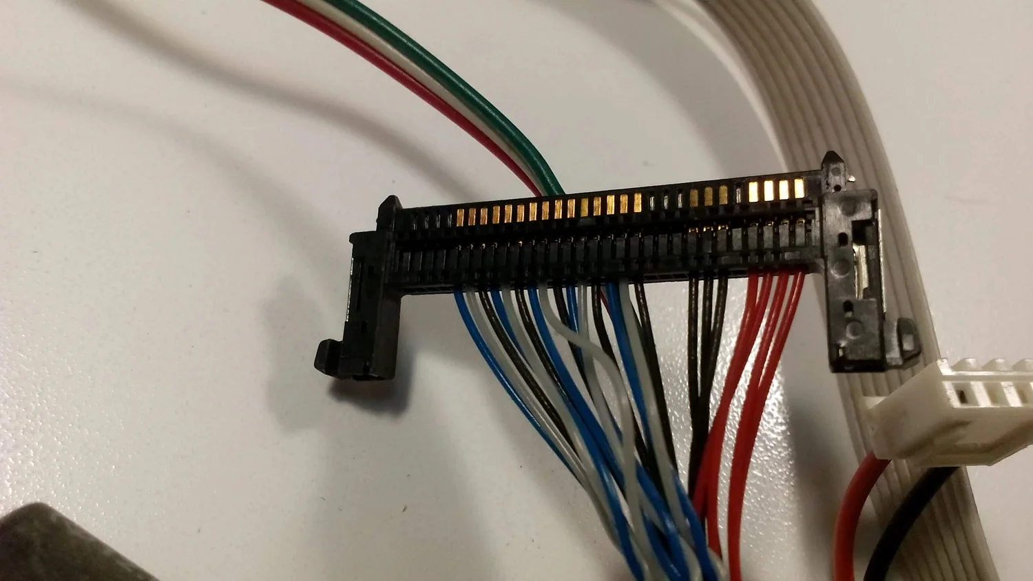 LVDS + Комплект межплатных шлейфов Кнопка включения для Lc-32W2401 Lcd Телевизор Океан