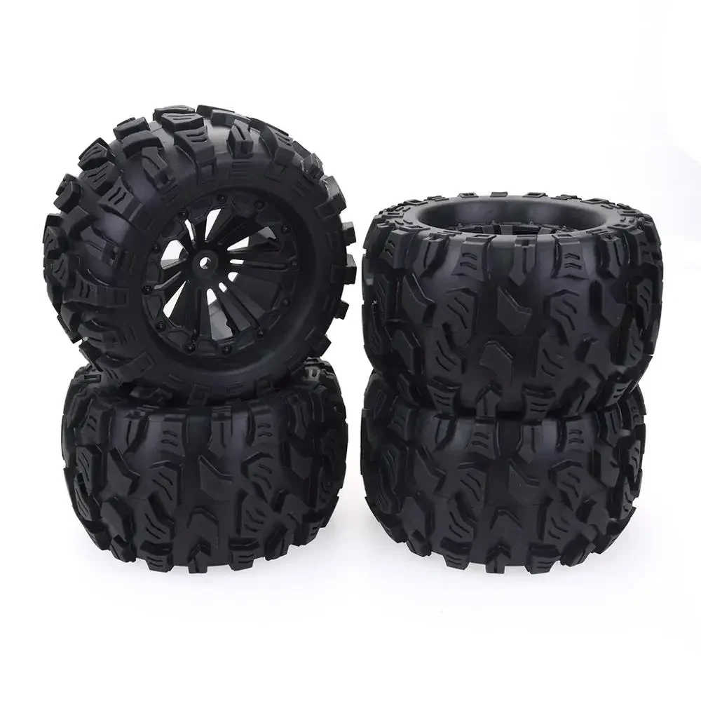 4 шт. 125 мм 1/10 для шин и колес Monster Truck Hex 12 Traxxas Tamiya Kyosho HPI HSP Savage XS TM Flux LRP