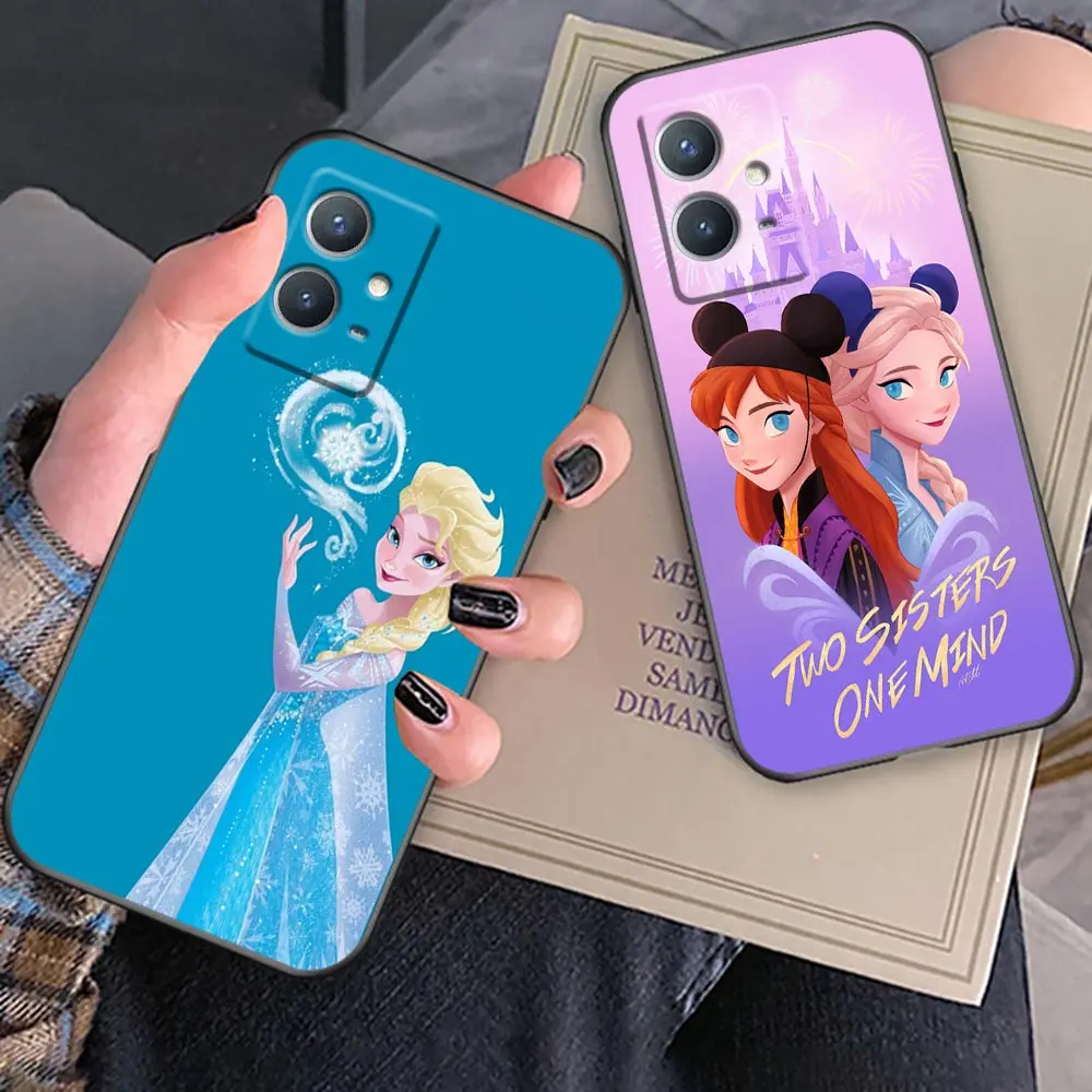 

Disney Frozen Lovely Cute Elsa Cartoon Case For Huawei P50E P50 P50Pocket P40 P30 P20 P10 Pro Plus Lite 2021 2020 2019 2018 Capa