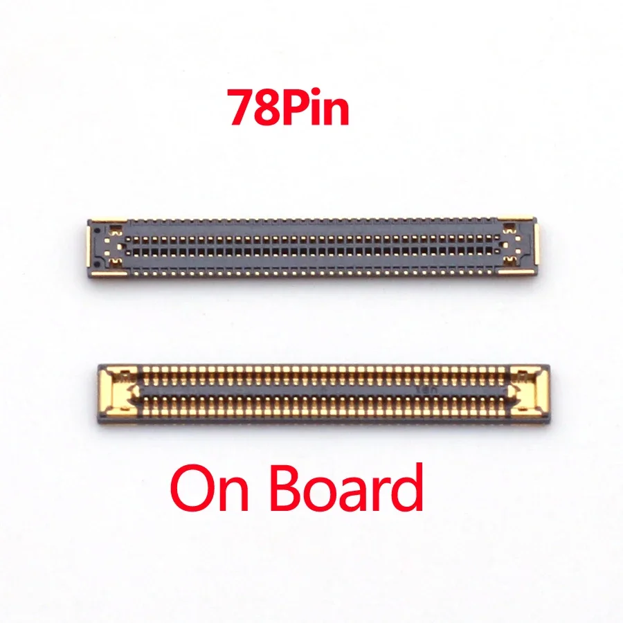 

5 шт., разъем FPC для ЖК-дисплея на материнской плате/гибкий 78-контактный для Samsung A22 4G A225F A225 SM-A225F A12 A125 A125F/DS