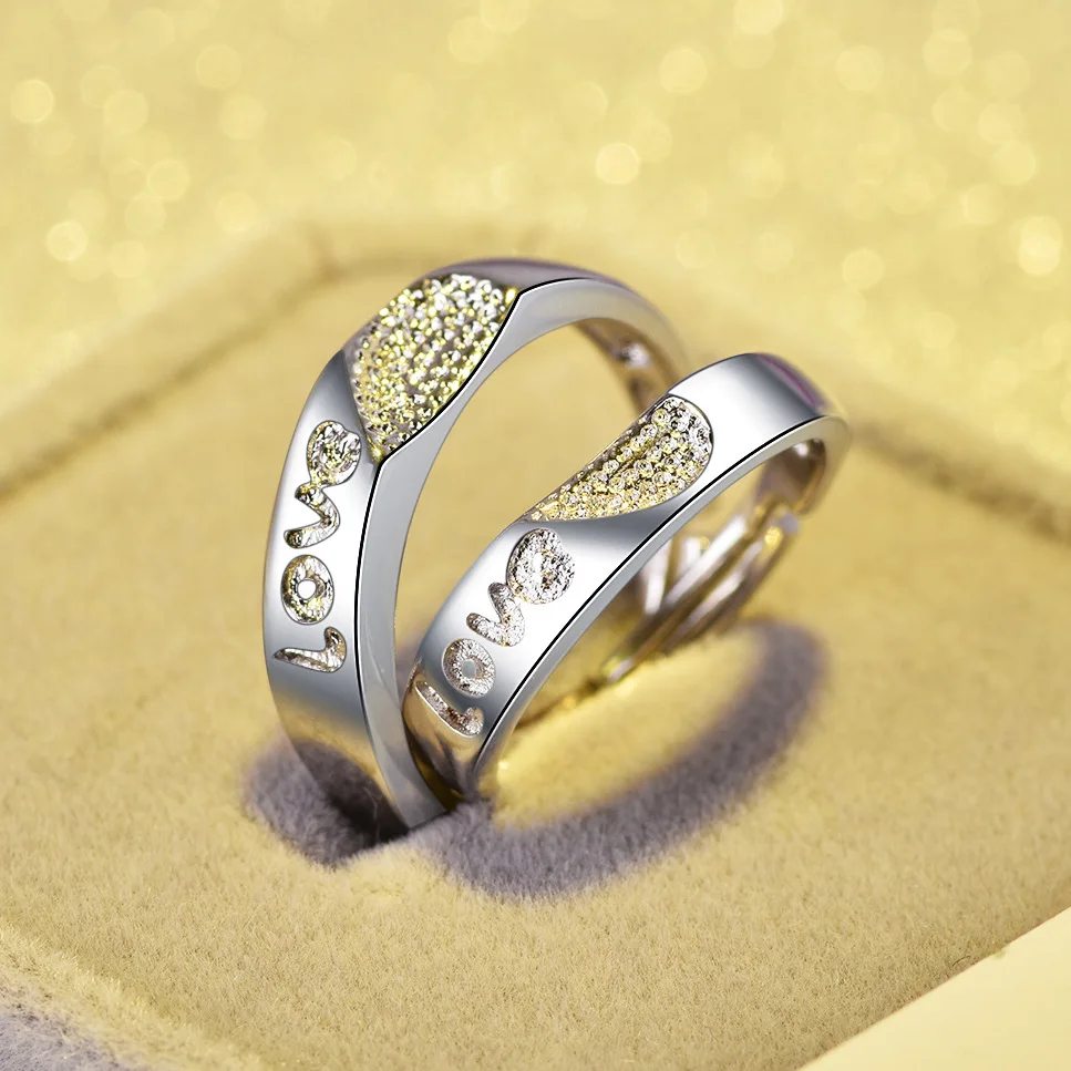 

Se Korean Jewelry Jewelry Silver Ring Pair Ring