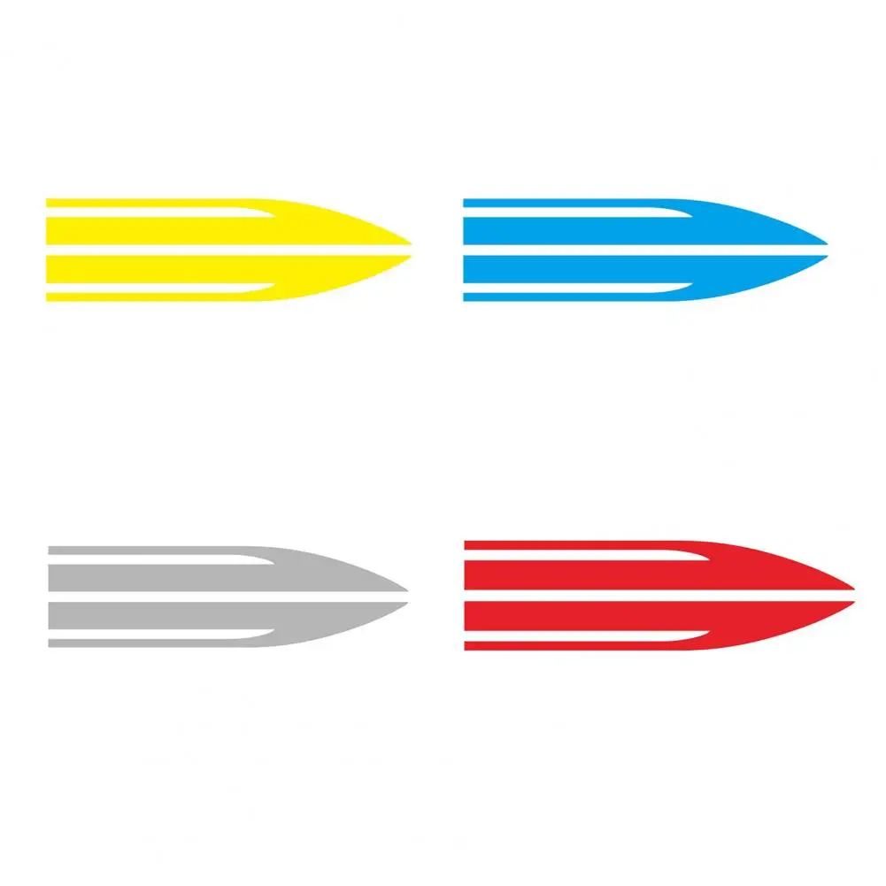 

2 шт., автомобильные виниловые наклейки в полоску