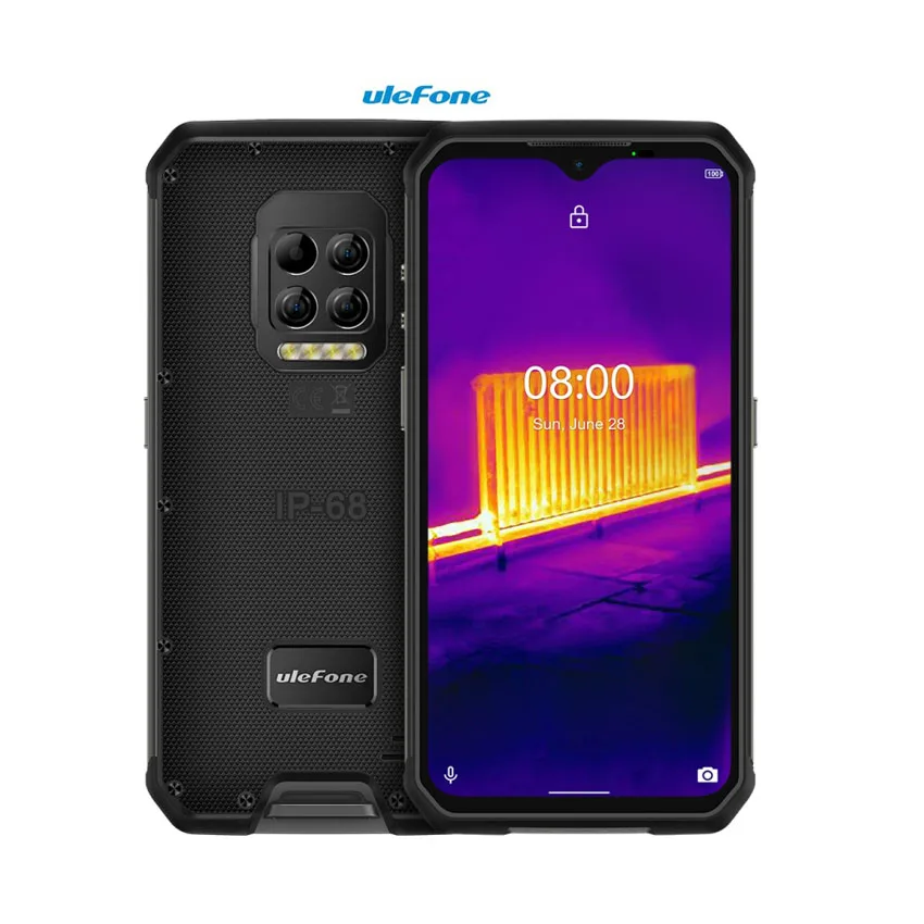 

Смартфон глобальная версия Ulefone Armor 9 с тепловизионной камерой, Android 10, IP68, повышенной яркости, 8 ГБ/128 ГБ, NFC, 4G, LTE
