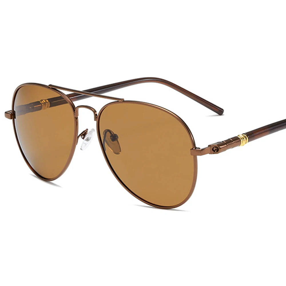 Luxury Men's Polarized Sunglasses Driving Sun Glasses For Men Women Brand Designer Male Vintage Black Pilot Sunglasses UV400 images - 6