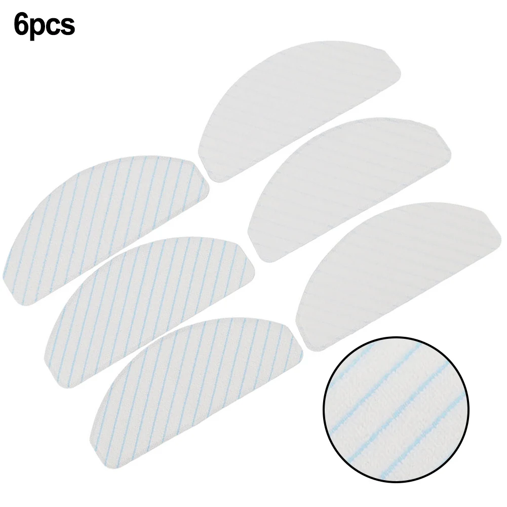 

6 Pack Mop Rag Replacement For Yeedi Vac 2pro Vacuum Cleaner Spare Parts Household Supplies Cleaning Vacuum Parts Accessories