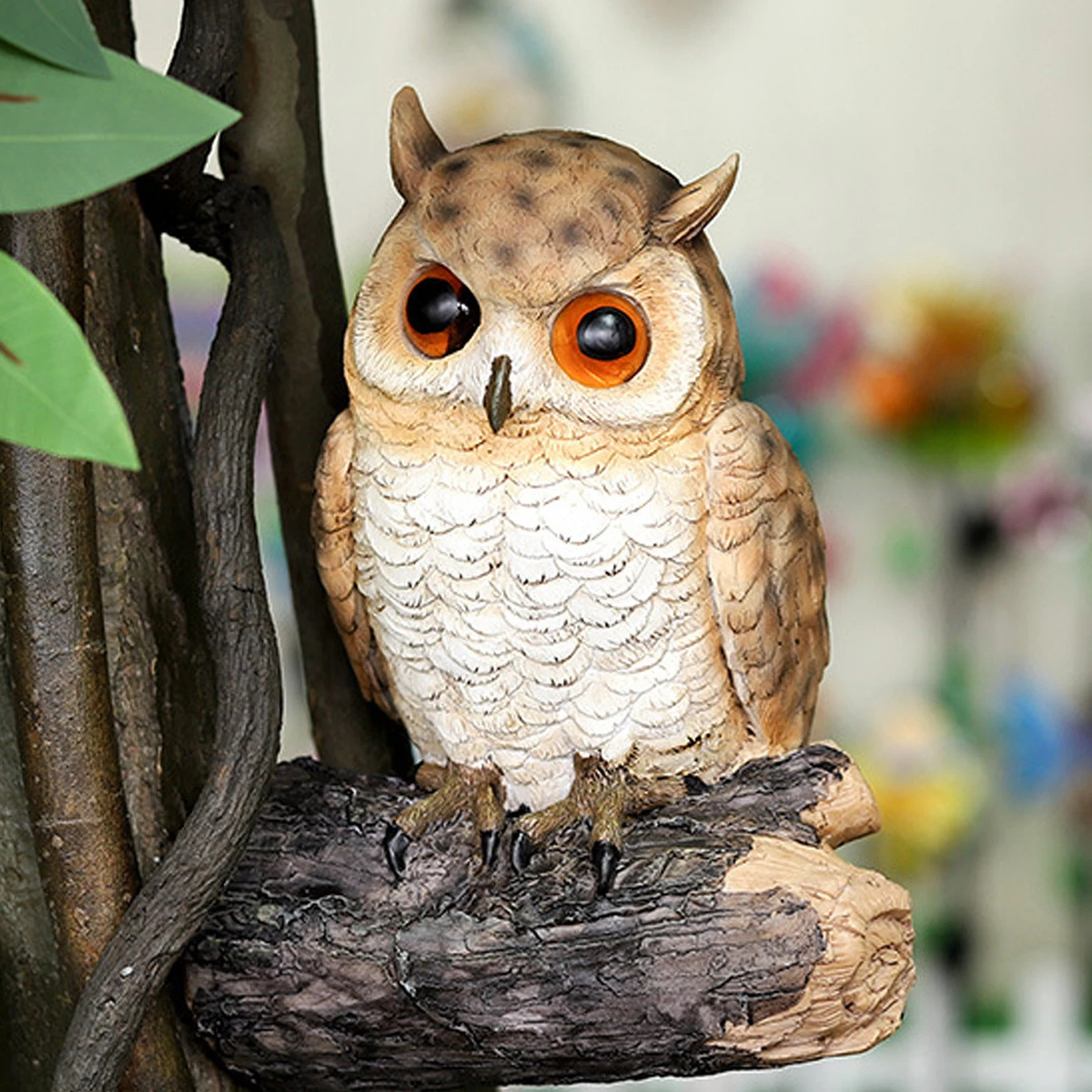 

Owl Resin Sculpture Home Desktop Decor Shelf Showpiece Animal Figurine Household Handicraft Ornaments Original Dropshipping