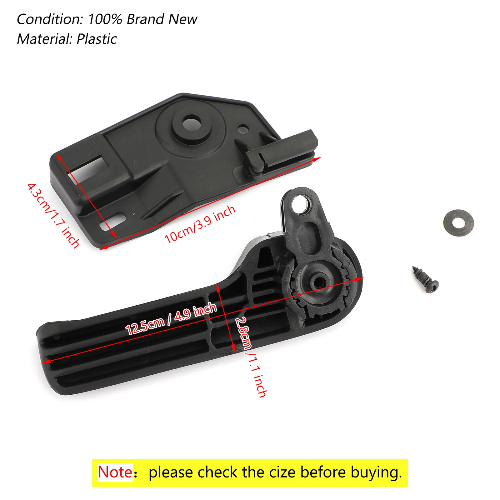 Artudatech Выдвижная защелка капота держатель для VW Jetta Golf Beetle 1J1823633A 1J1823533C
