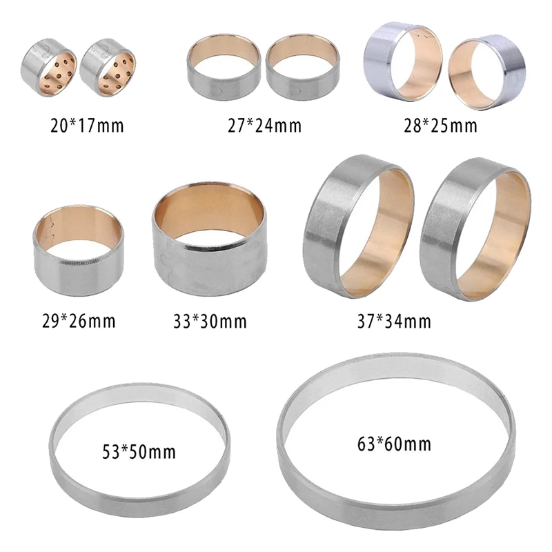 

12PCS Auto Gearbox Transmission Bushing Repair Kit For NEW Silver For 6HP26, 6HP28