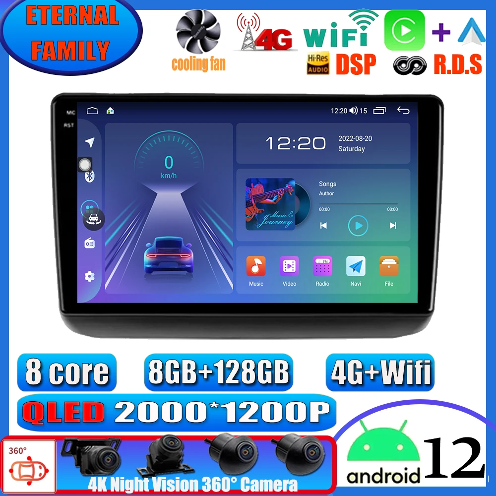 

9 Inch IPS DSP Android 12 Car Radio For Jeep Grand Cherokee WK2 2013 - 2020 Autoradio GPS Navigation Stereo No 2Din 2 Din DVD