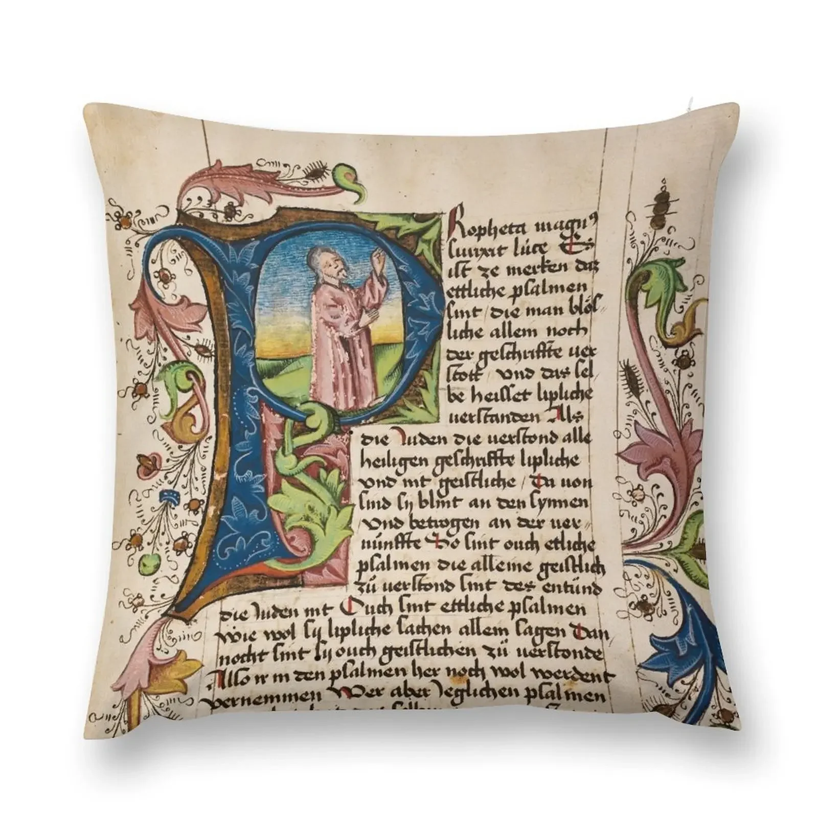 Николас Лиры Интерпретация Псалстера декоративная подушка прямоугольный чехол