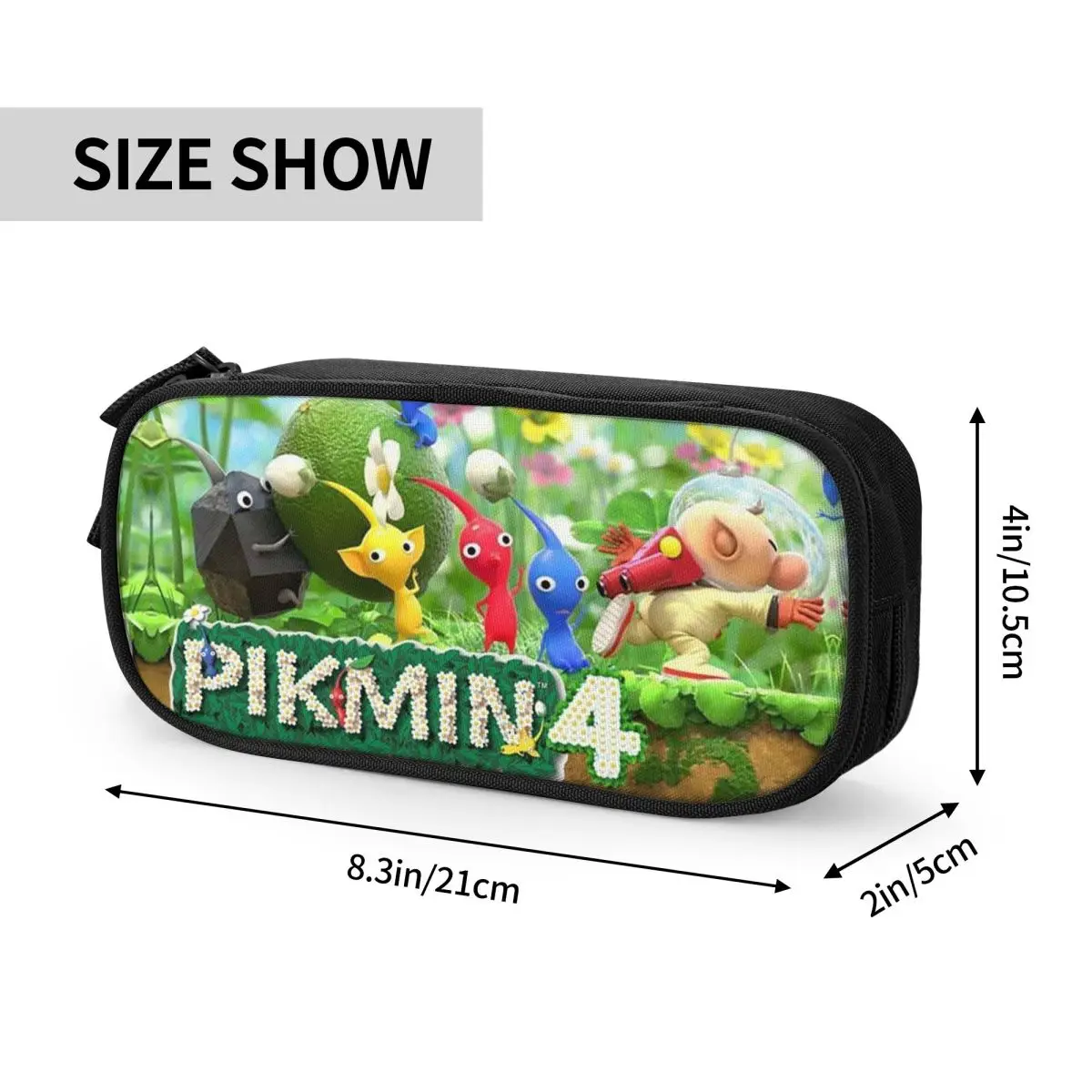 Фото Пеналы Pikmin 4 для подарков студентам, коробка для ручек, сумка для карандашей, пенал большой вместимости. №2
