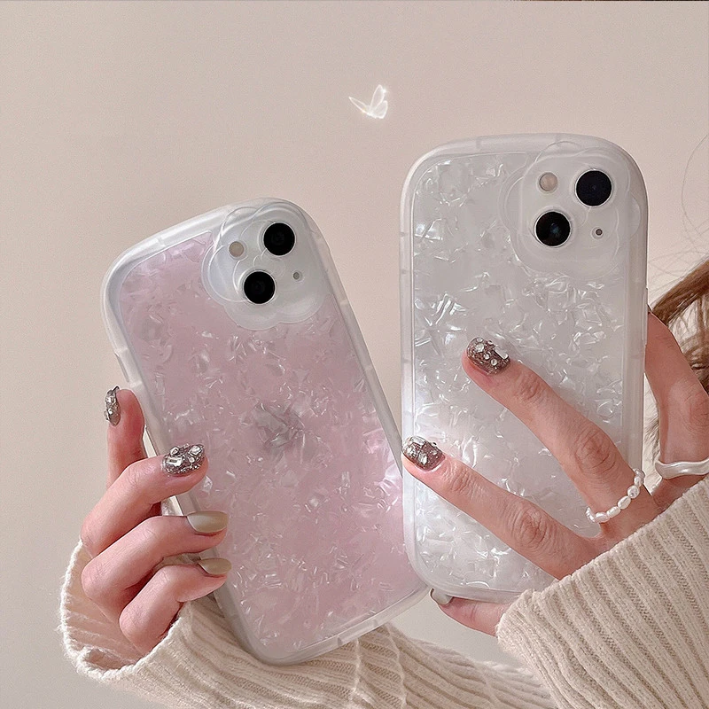 Роскошный блестящий прозрачный чехол для iPhone 13 11 12 Pro MAX XS X XR с узором