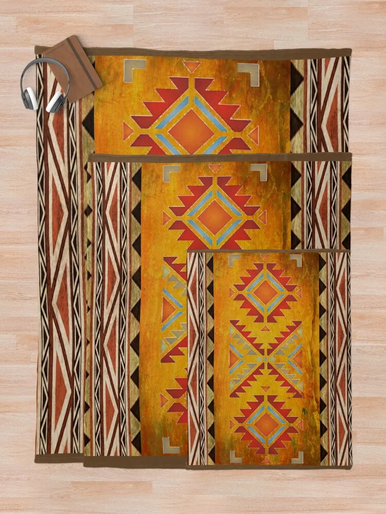 Навахо плед с ацтекским узором