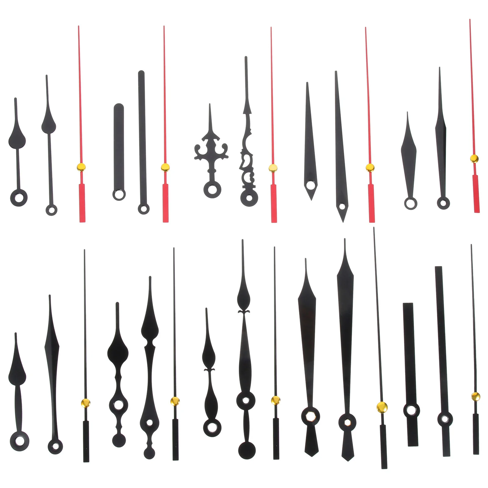 

10 Sets DIY Clock Movement Wall Clock Parts Mute Clock Mechanism Replacement