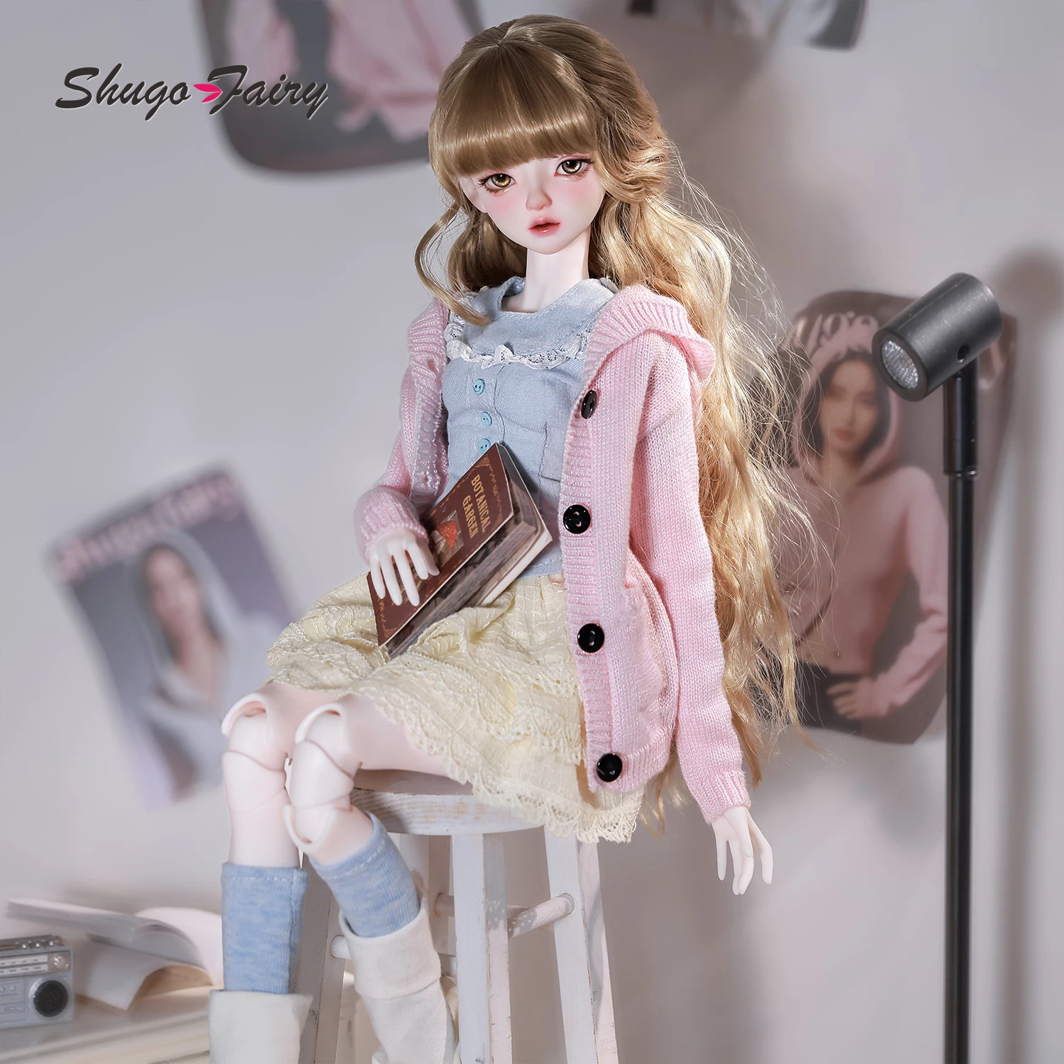 Фото Кукла BJD ShugaFairy Libra I, 1/4, полный комплект, шарнирная, высококачественная, в стиле «девушка по соседству», ручная работа, коллекционная игрушка для девочек №4