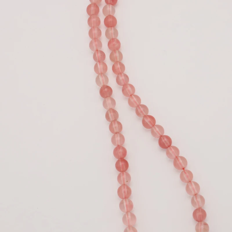 

60pcs Watermelon red beads Round Loose Spacer Beads For Jewelry Making Diy Bracelet Accessories 6mm Fine jewelry JA0597