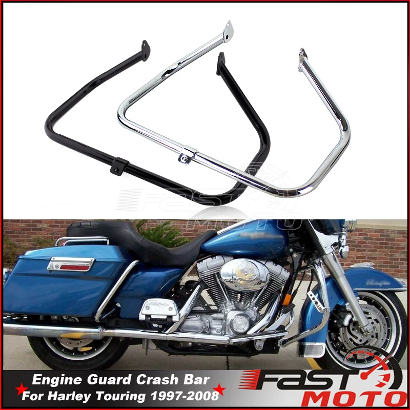 Защитная полоса двигателя для мотоцикла 1 1/4 дюйма защитный бампер 32 мм Harley Street Glide