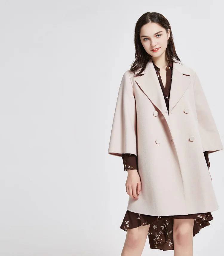 Новинка Осень-зима 2023 пальто большого размера в форме кокона женское