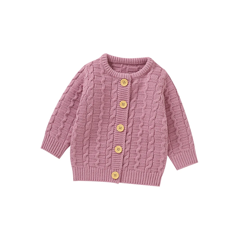 

Свитер детский зимний однотонный на пуговицах, с длинным рукавом