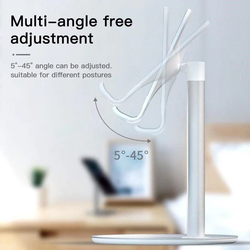 adjustable tablet mobile phone desktop phone stand for ipad tablet desk holder for iphone xiaomi mobile phone holder free global shipping