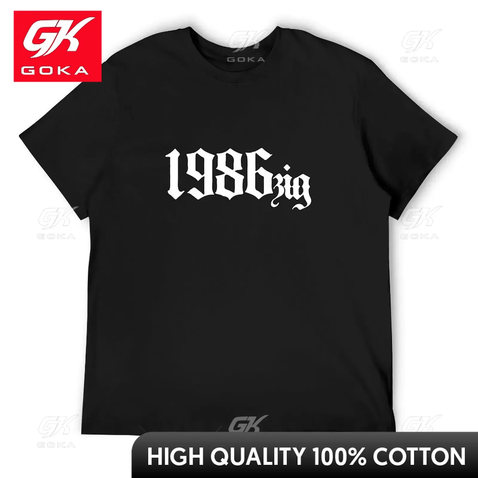 Футболка Zig 1986 аниме футболки для мальчиков белые новое издание с графикой мужчин