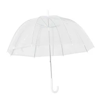 umbrella fashion transparent clear bubble dome shape umbrella outdoor windproof umbrellas princess weeding decoration