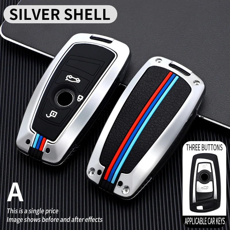 

For BMW F10 F20 F30 X3 X4 M3 M4 E34 E90 E60 E36 F25 G30 F11 M3 M4 1 3 5 7 Series Zinc Alloy Car Key Case Cover Shell Accessories