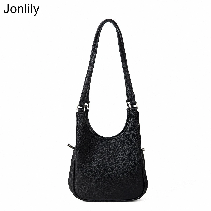 

Jonlily Women PU Leather Shoulder Bags Female Elegant Handbag Totes Casual Commuter Bag Daybag Teens Purse -KG723