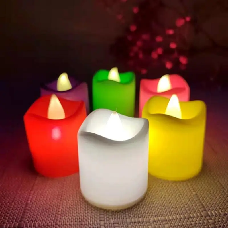

Свеча-столб, чай, оригинальная Светодиодная свеча с теплым белым светом, работающая от батареи, Светодиодная свеча-лампа для дома, свадьбы, дня рождения, вечеринки