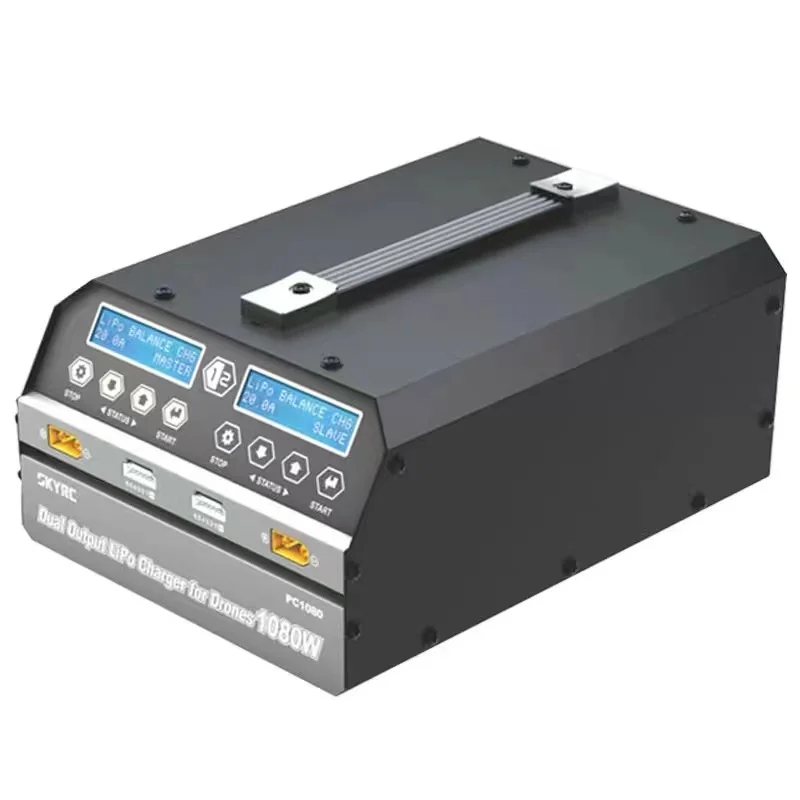 

SKYRC PC1080 Lipo Battery Charger 1080W 20A 540W*2 Dual Channel Lithium Battery Charger for Agricultural Drone UAV