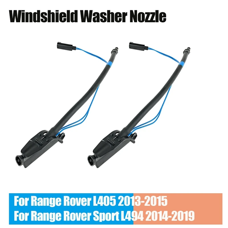 

1 Pair New Windshield Washer Nozzle Sprayer Jet LR045321 For Land Rover Range Rover L405 2013-2015 Sport L494 2014-2019